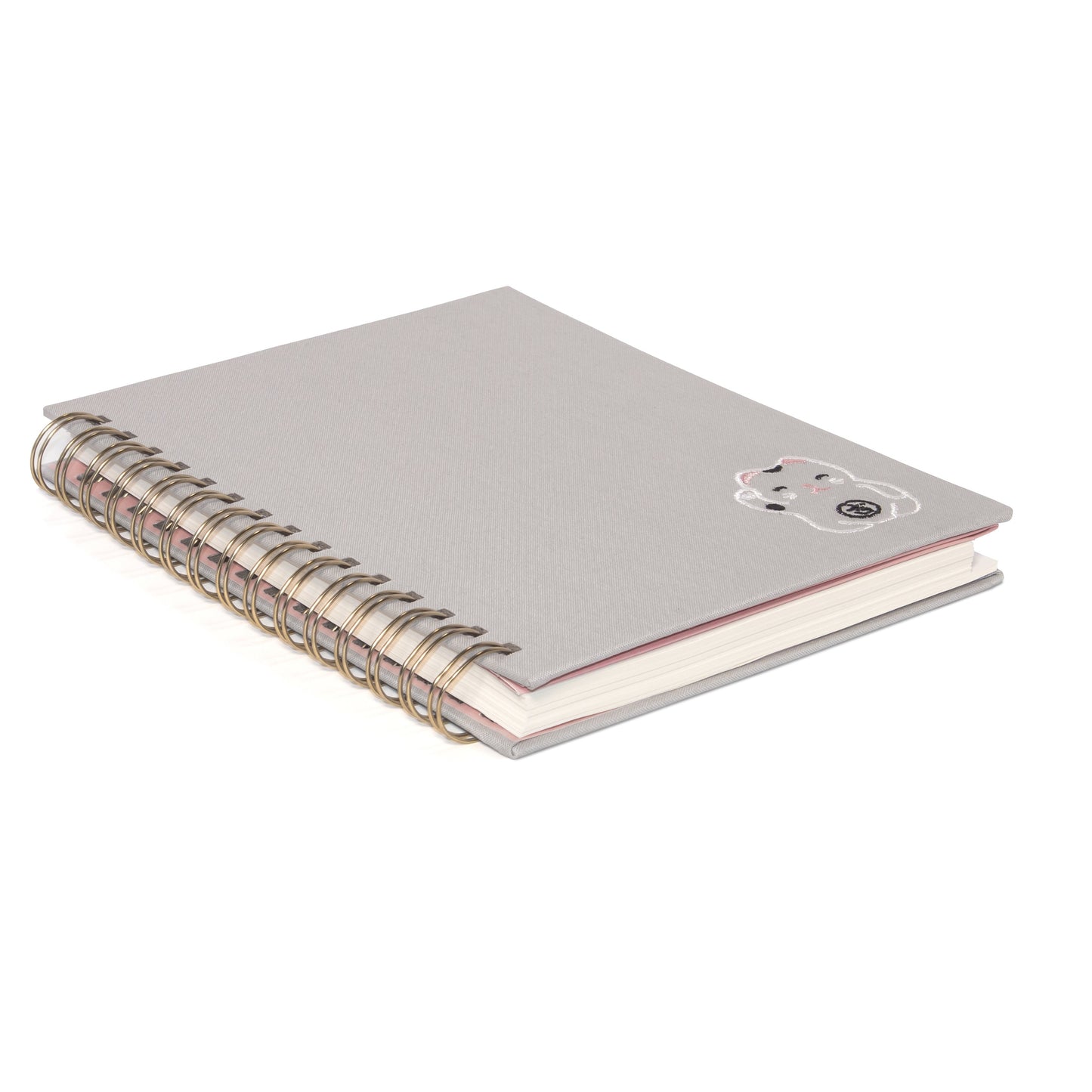 Good Juju Embroidered Tabbed Spiral Notebook