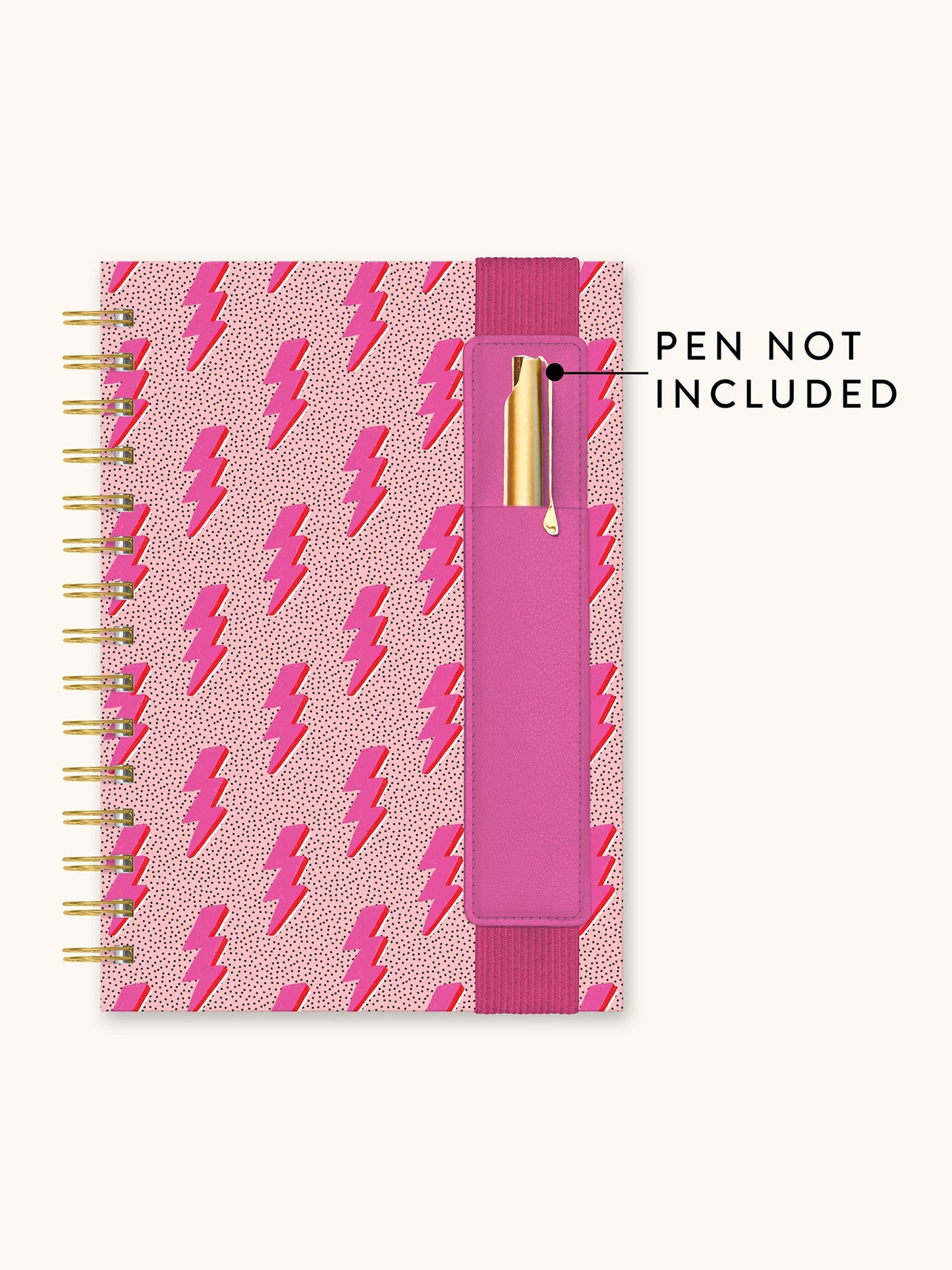 Charged Up Oliver Notebook with Pen Pocket