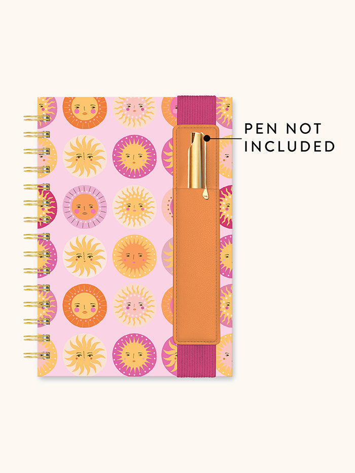 The Sunny Side Oliver Notebook with Pen Pocket
