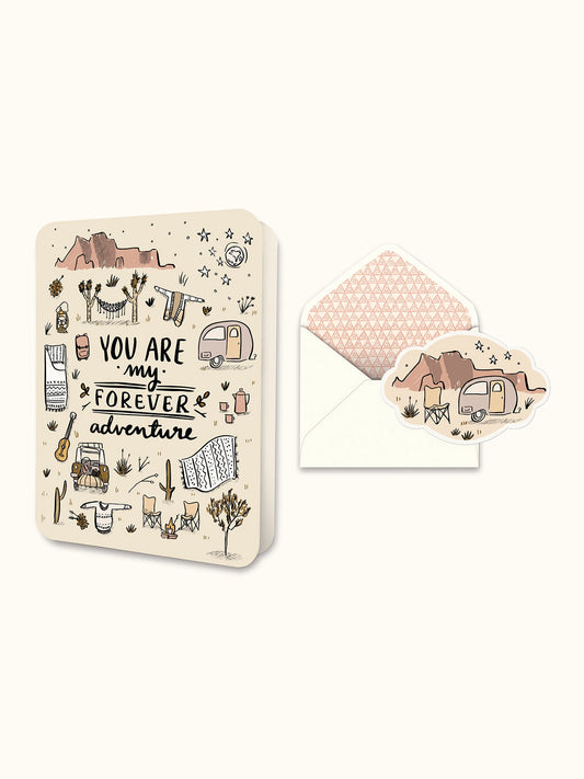 My Forever Adventure Deluxe Greeting Card