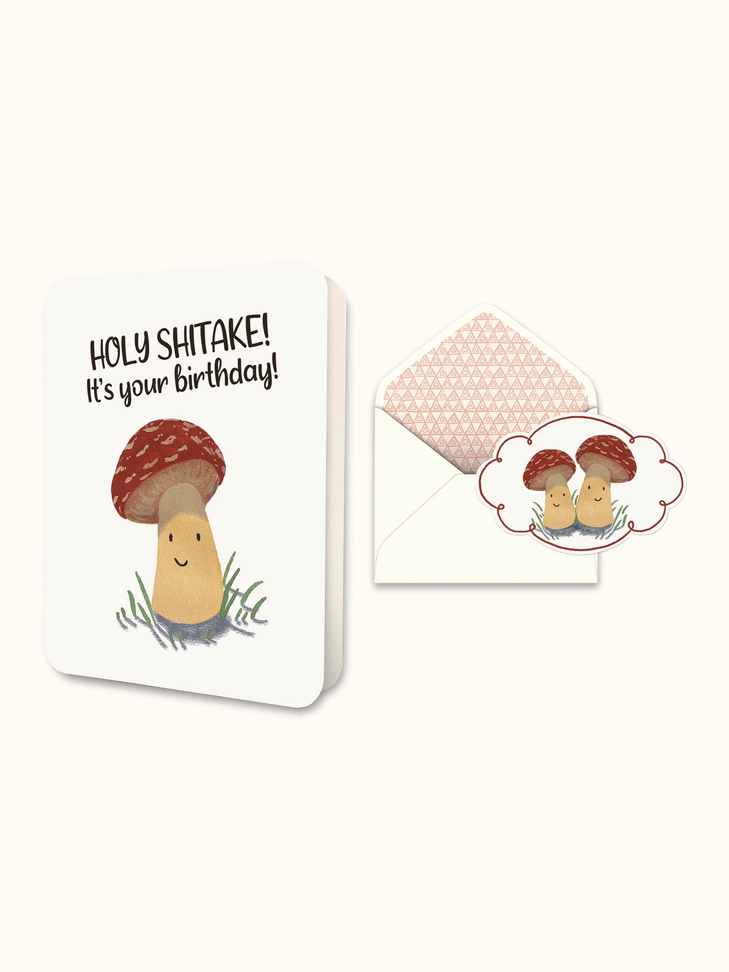 Holy Shitake! Deluxe Greeting Card