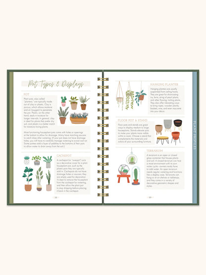 Green Vibes Only Guided Journal