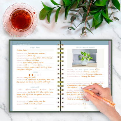 Green Vibes Only Guided Journal