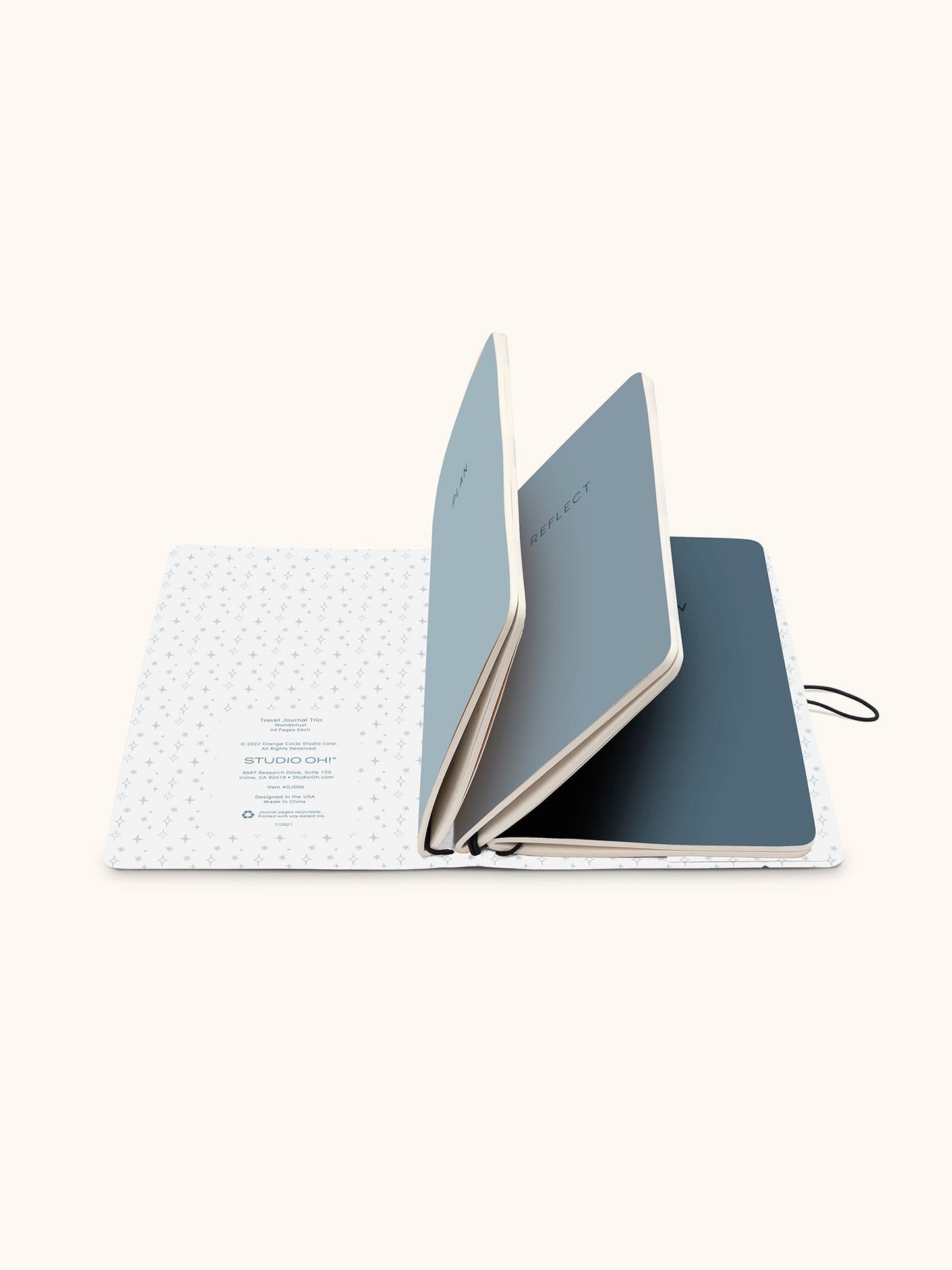 Wanderlust Travel Journal Trio