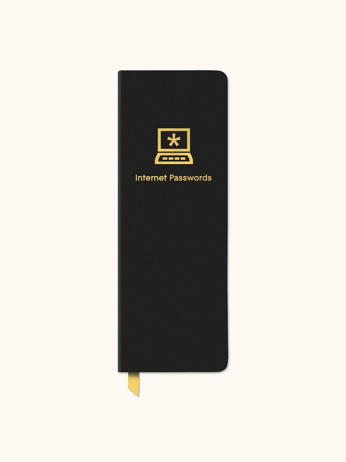 Black Password Jotter Journal