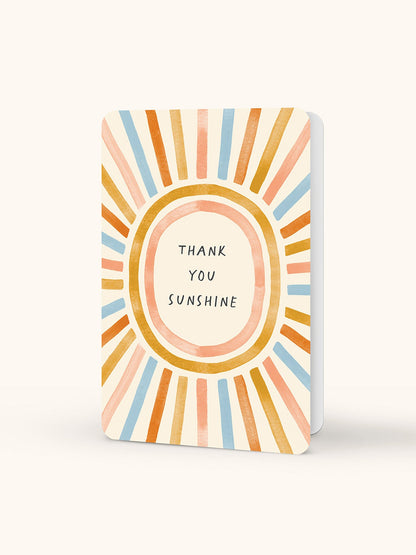 Sunny Skies Note Card Set with Stickers