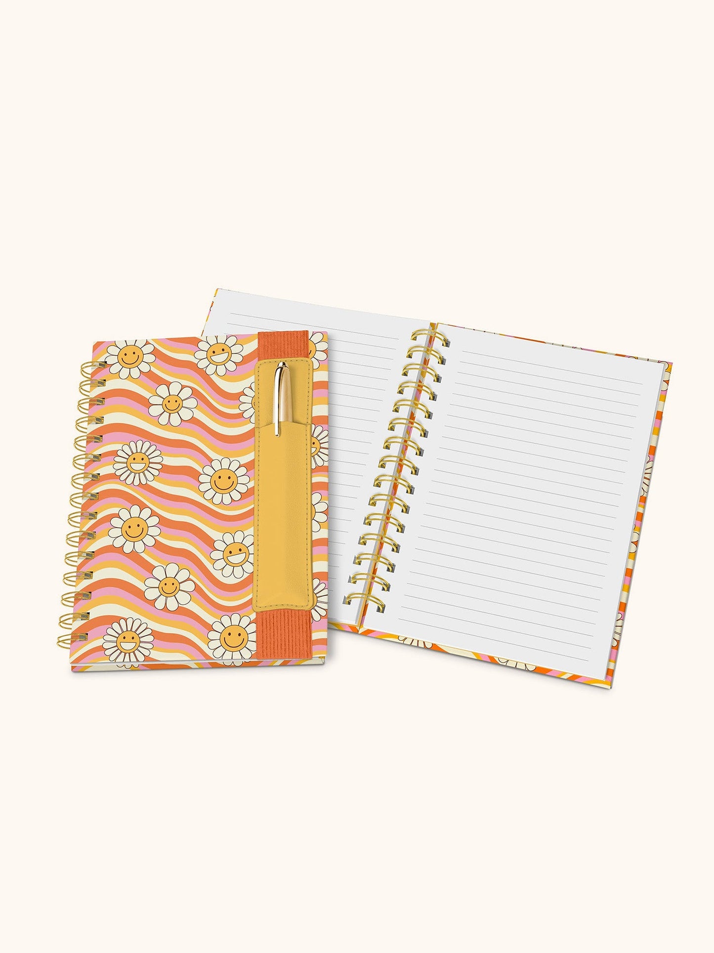 Waves of Melody Oliver Notebook with Pen Pocket