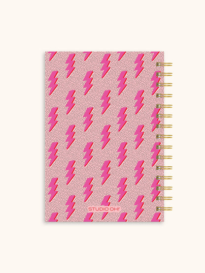 Charged Up Oliver Notebook with Pen Pocket