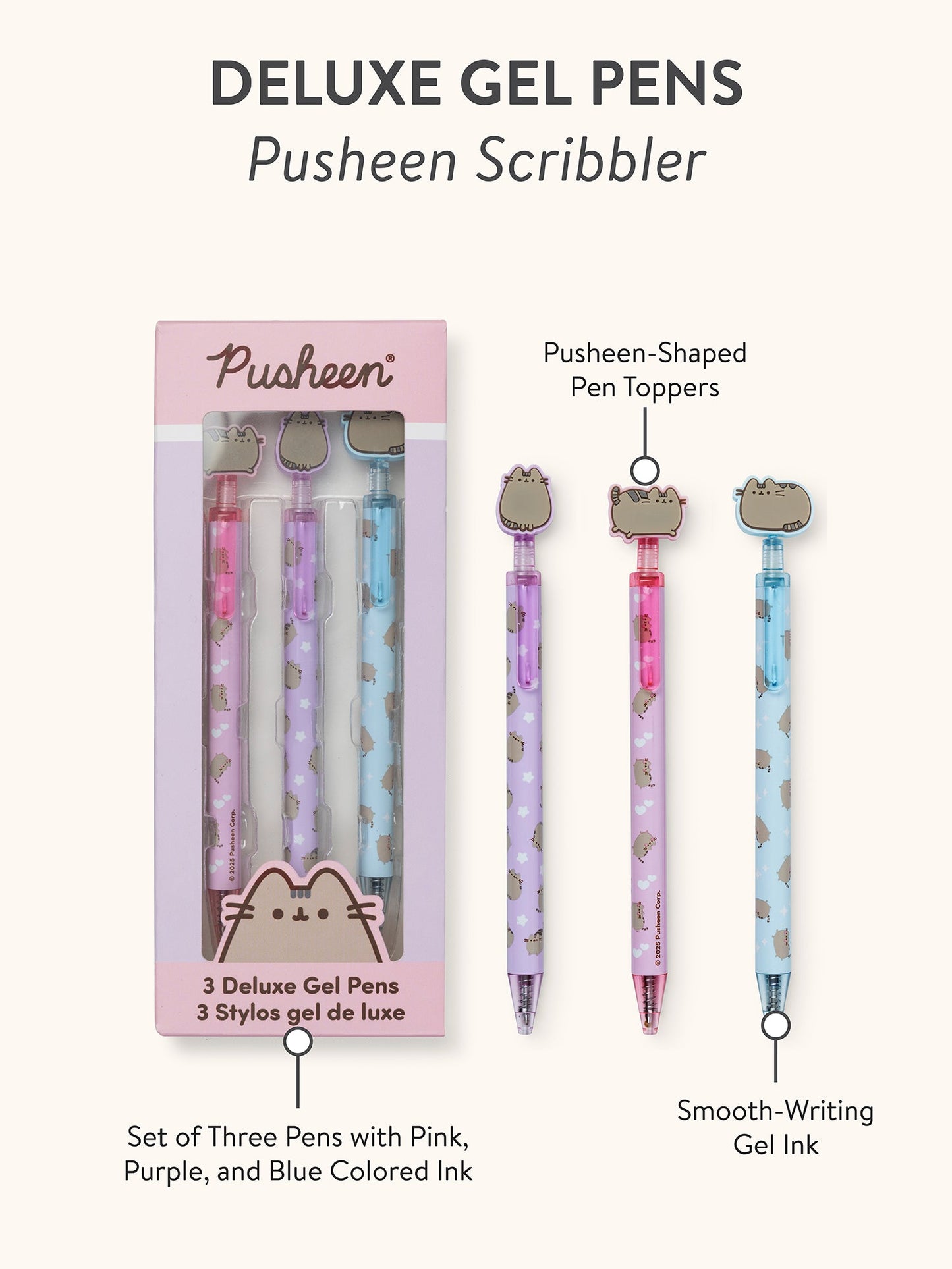 Pusheen Scribbler Deluxe Gel Pens