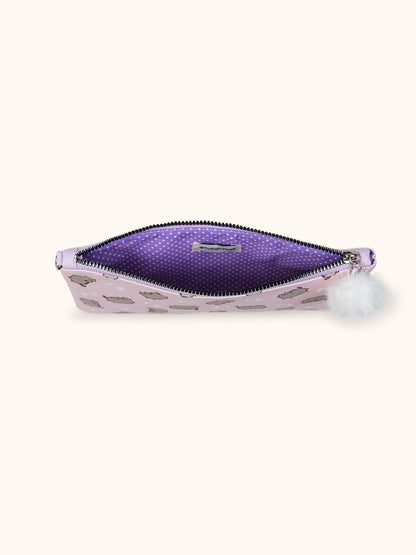 Pusheen Sparkles Pencil Pouch with Wrist Strap & Decorative Pull