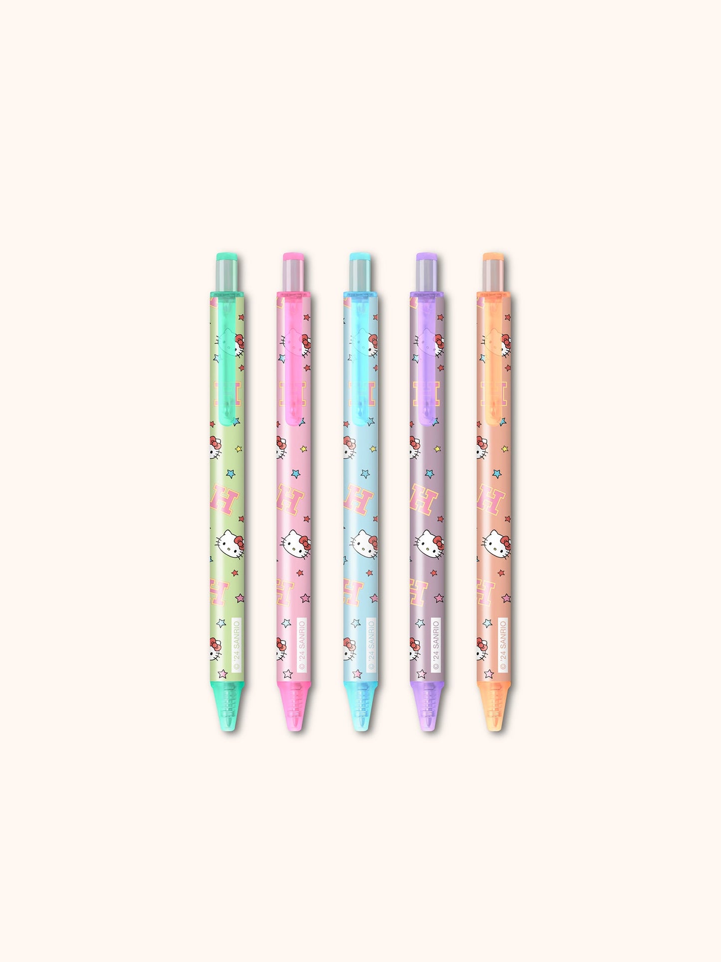 Hello Kitty College Letters Gel Pens