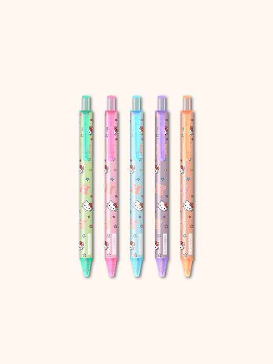 Hello Kitty College Letters Gel Pens