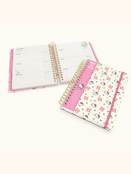 Hello Kitty College Letters Undated Tri-Tab Planner