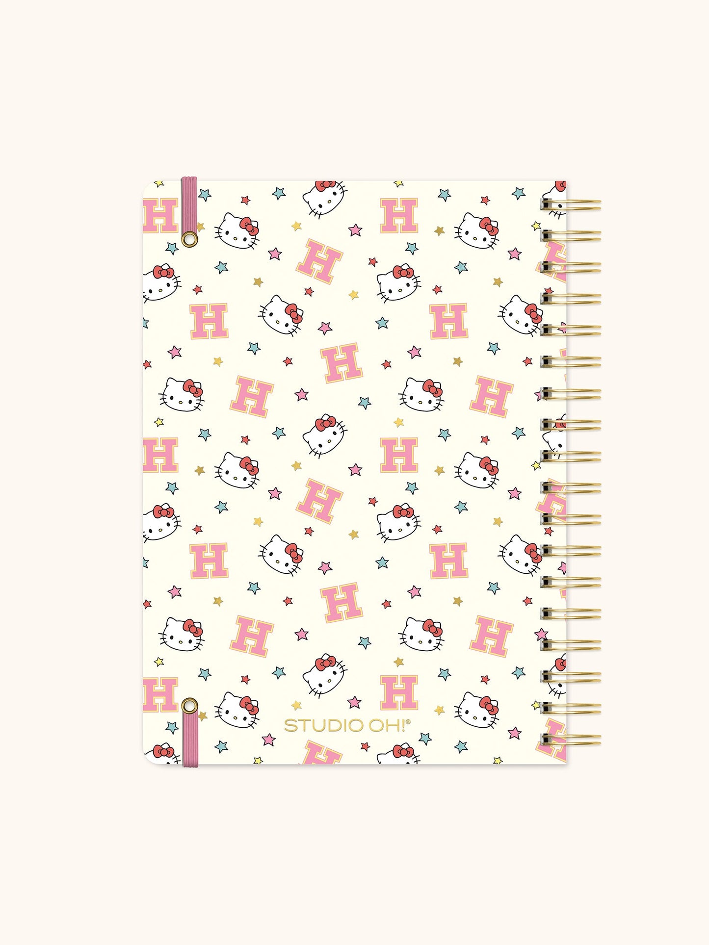 Hello Kitty College Letters Undated Tri-Tab Planner