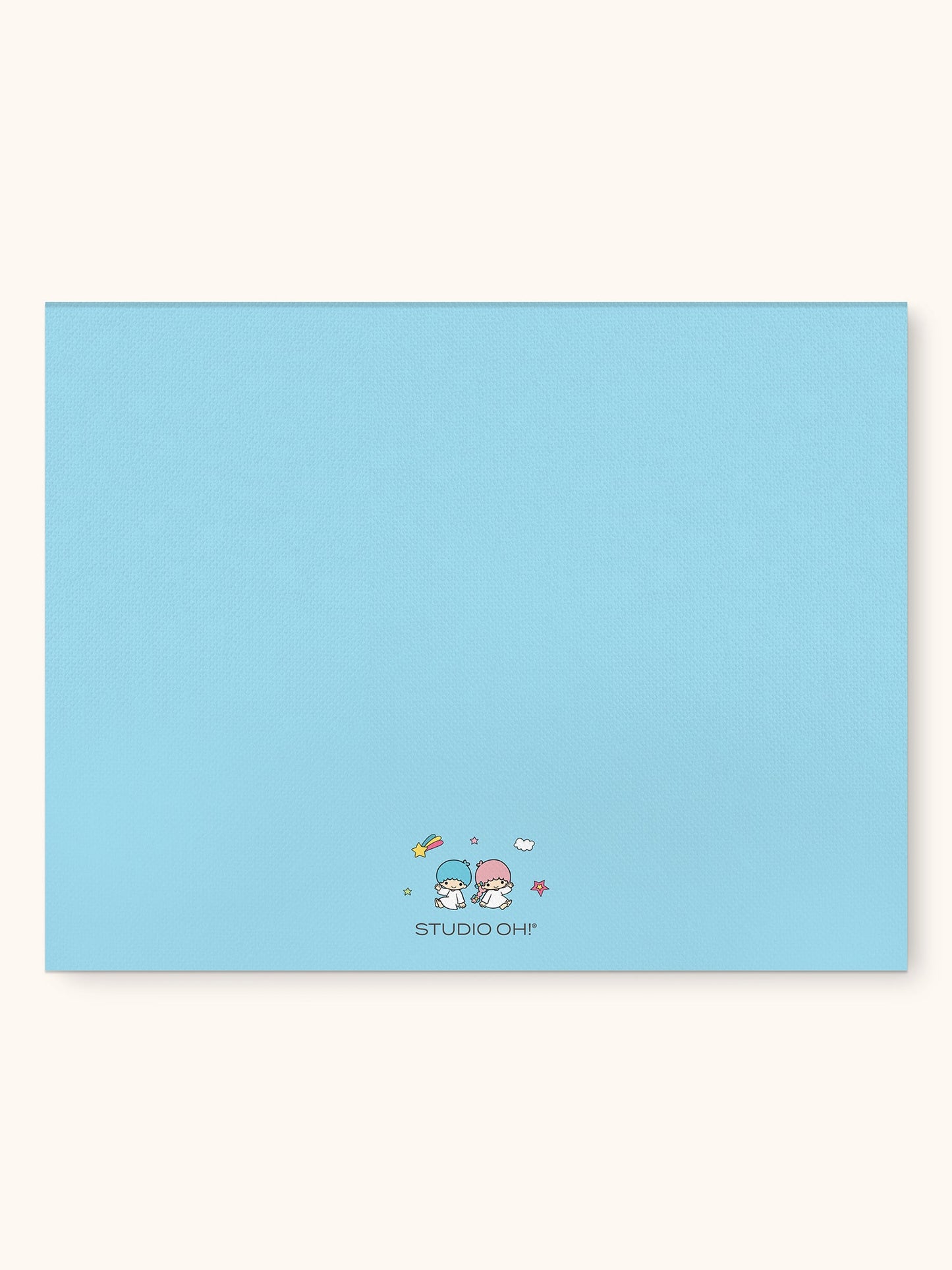 Hello Kitty and Friends College Letters Blue Weekly Desk Pad with Grommets & Sticker Sheet