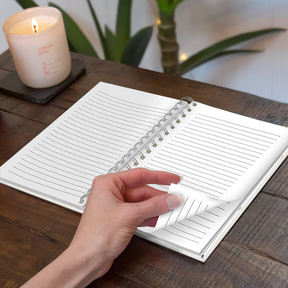 Rae Dunn BLESSED Medium Spiral Notebook