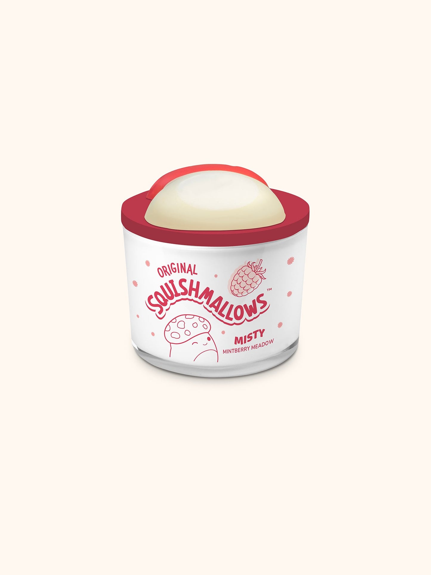 Squishmallows Malcolm Candle with Squishy Puff - Misty Mintberry Meadow