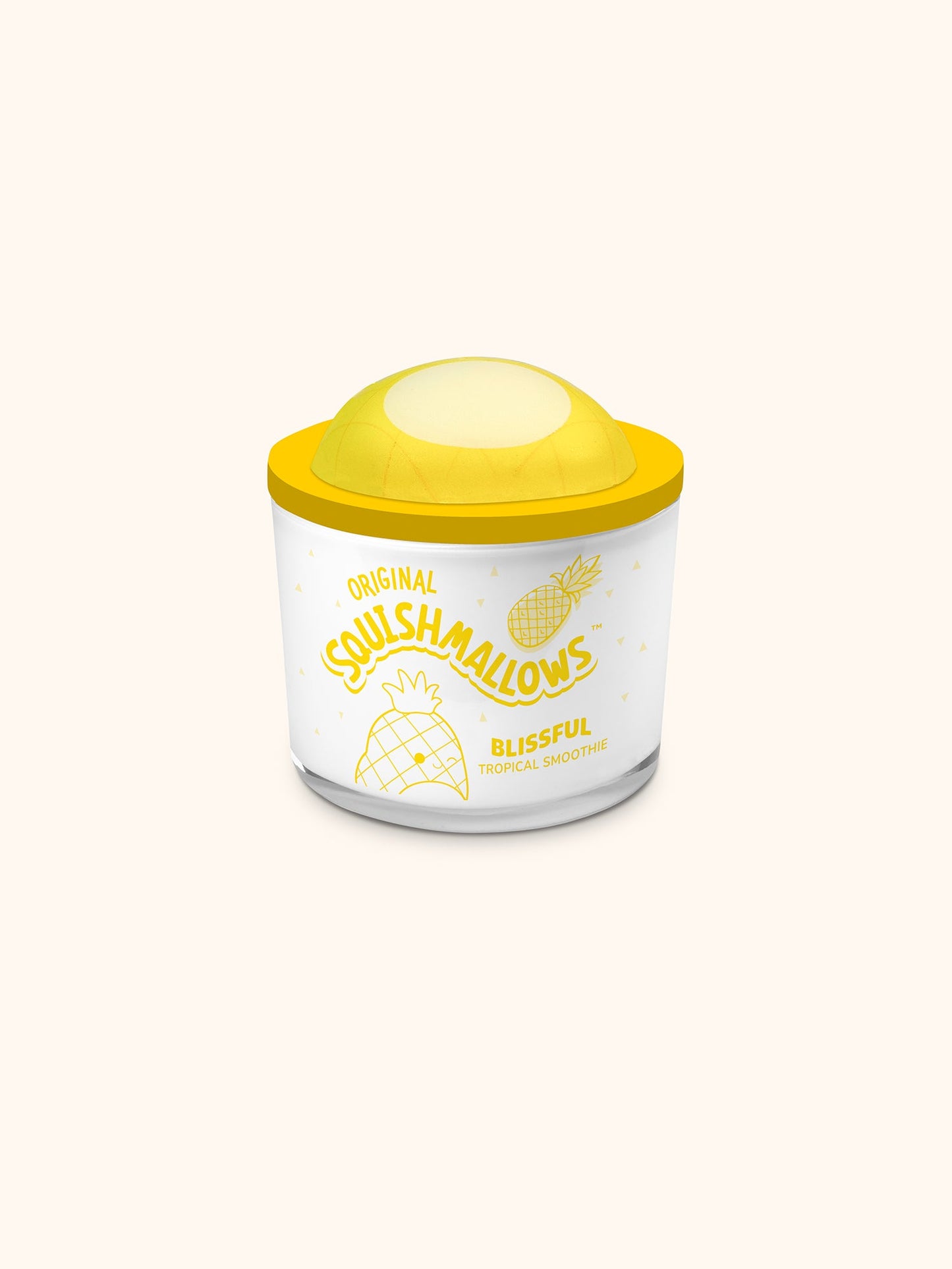 Squishmallows Maui Candle with Squishy Puff - Blissful Tropical Smoothie