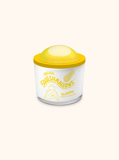 Squishmallows Maui Candle with Squishy Puff - Blissful Tropical Smoothie