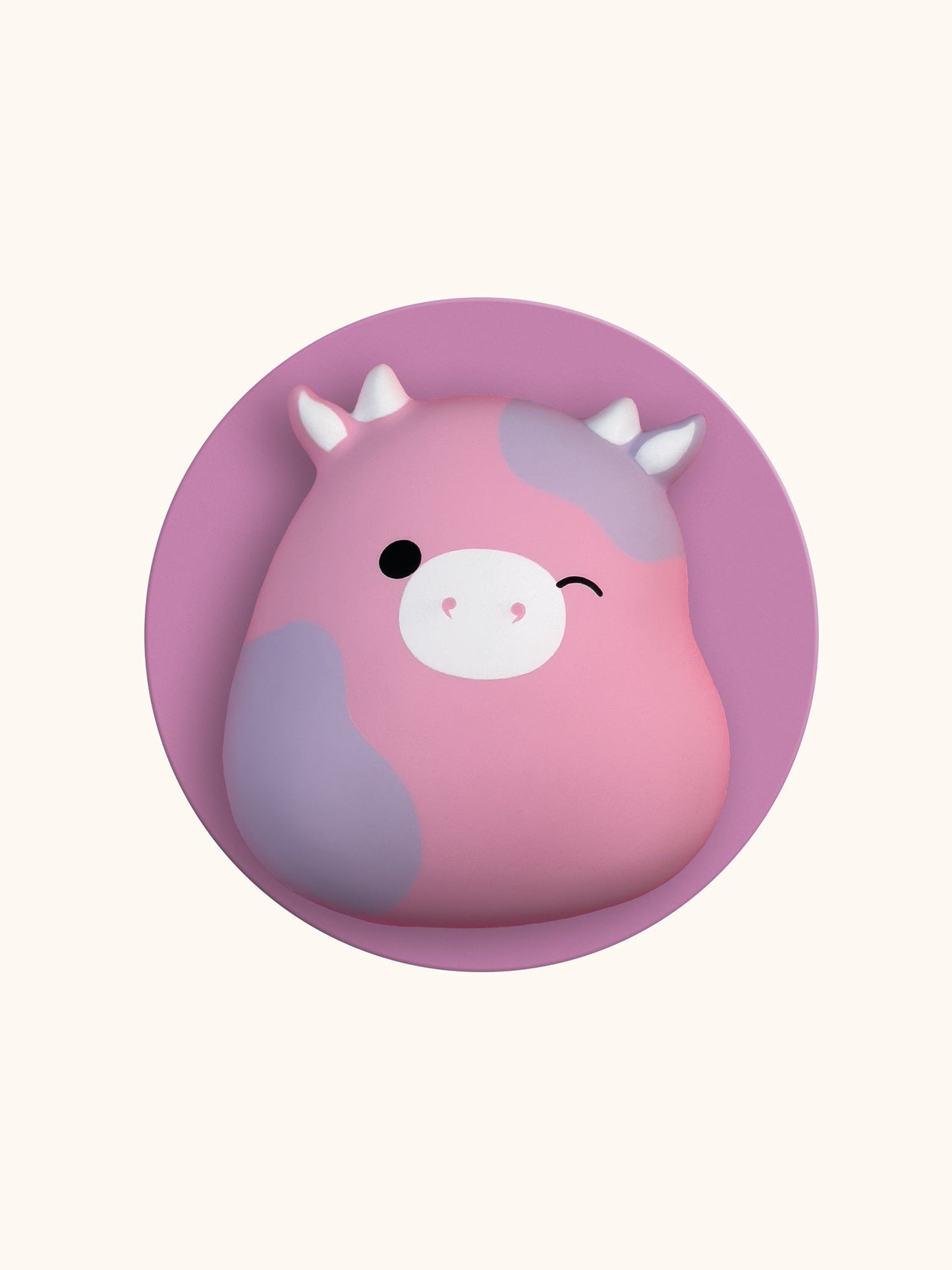 Squishmallows Patty Candle with Squishy Puff - Moody Strawberry Swirl