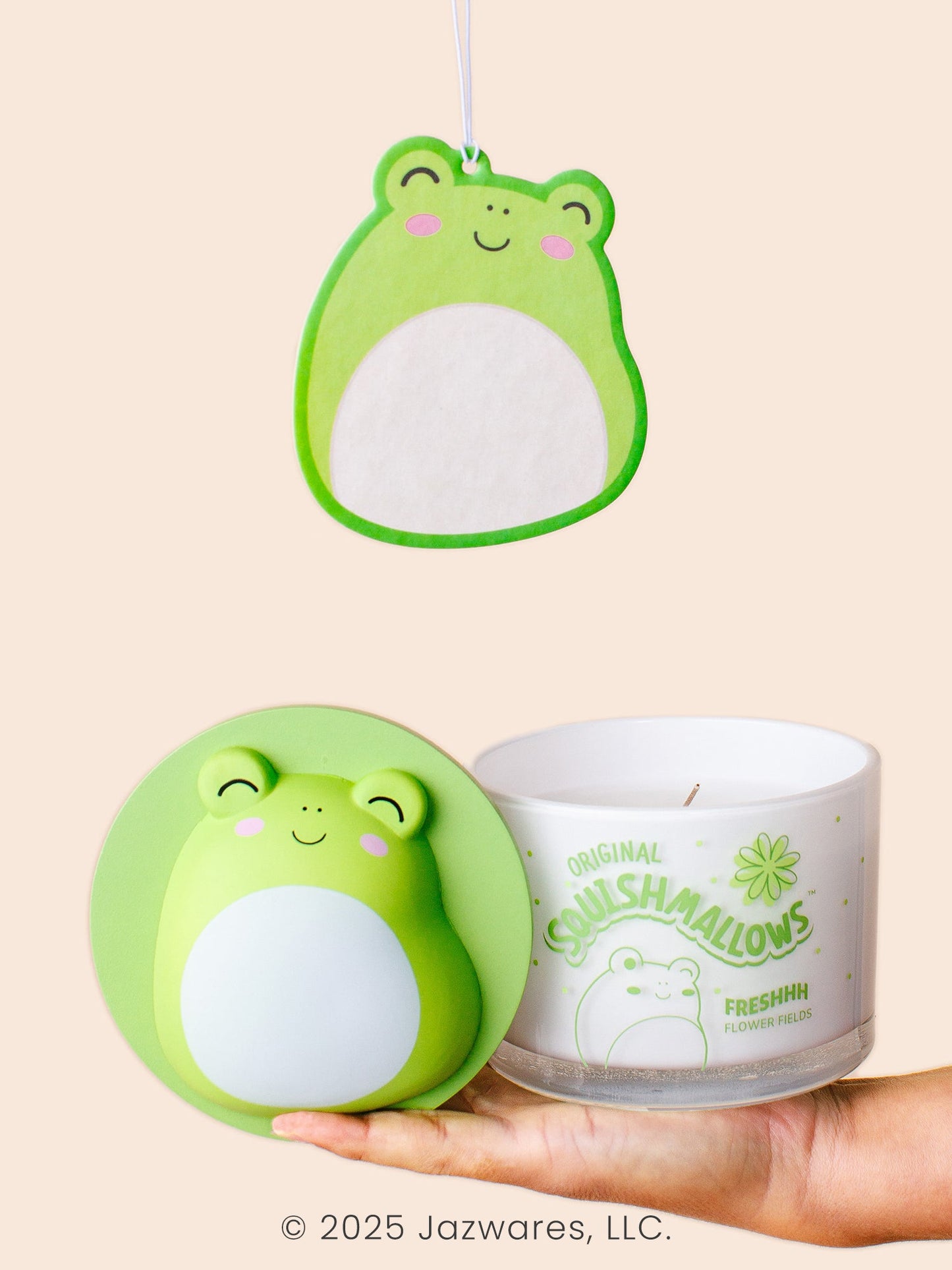 Squishmallows Wendy Candle with Squishy Puff - Freshhh Flower Fields
