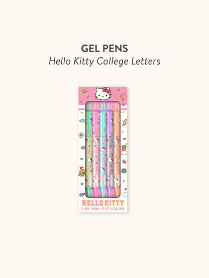 Hello Kitty College Letters Gel Pens