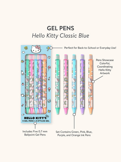 Hello Kitty Classic Blue Gel Pens