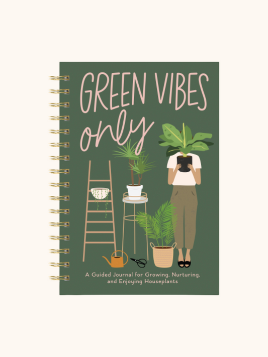 Green Vibes Only Guided Journal